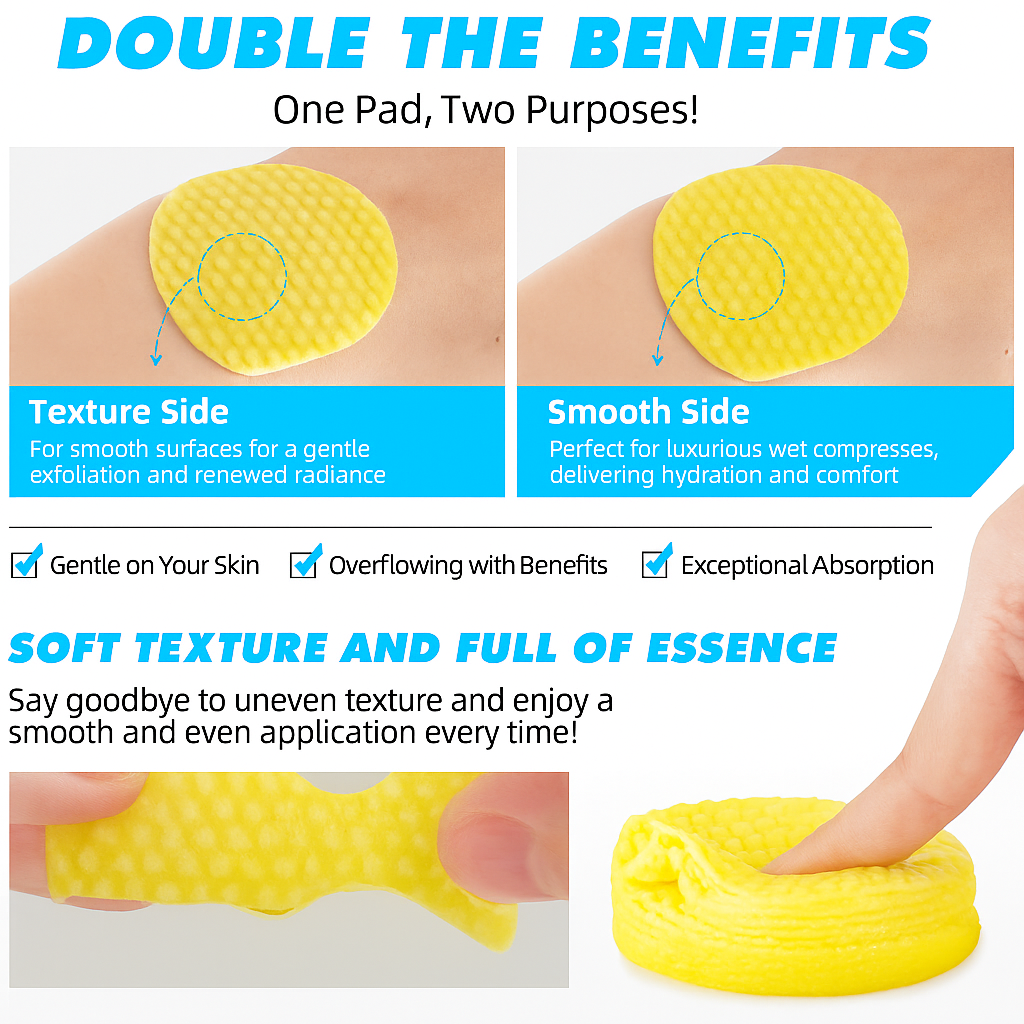 kojic acid and turmeric cleansing pads 