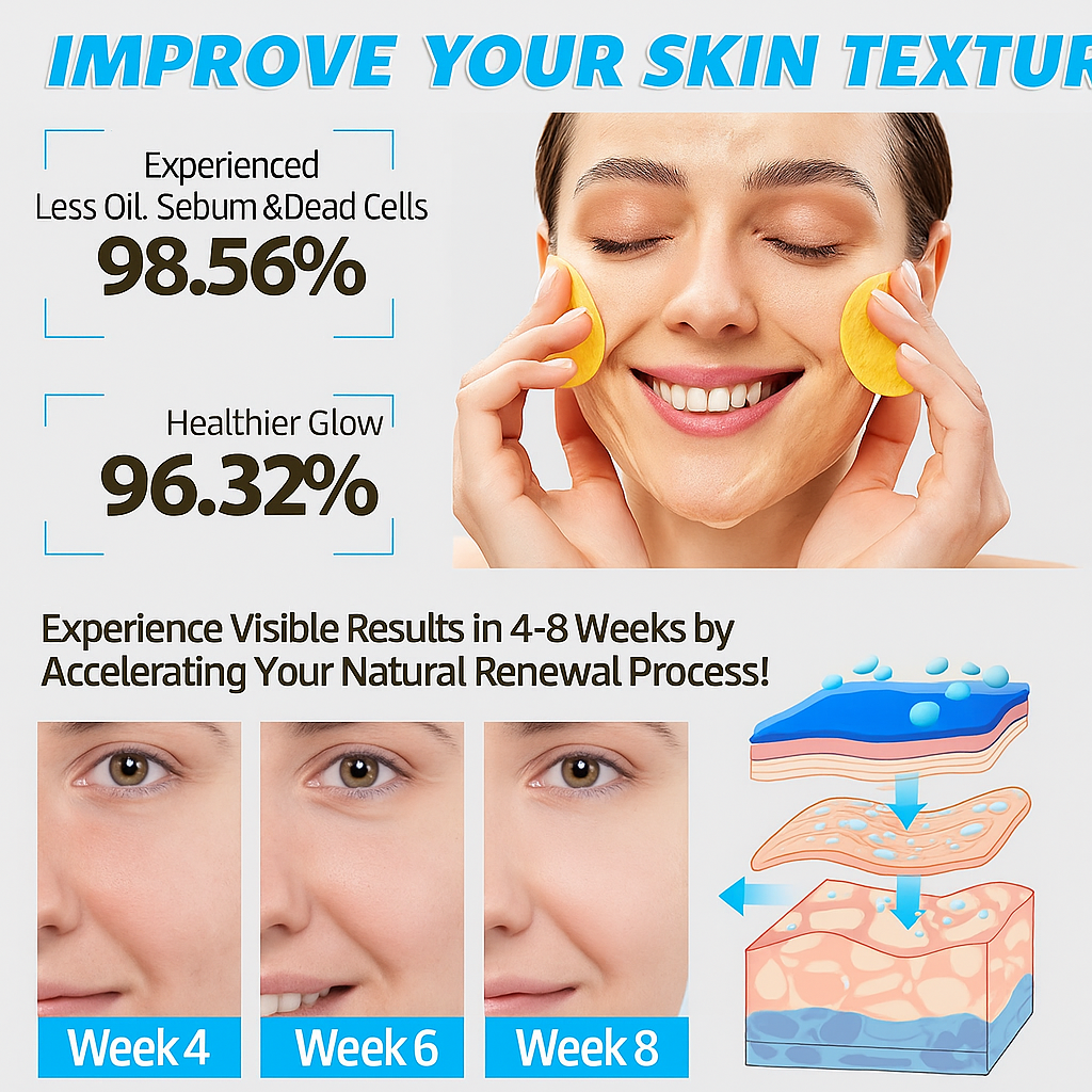 kojic acid and turmeric cleansing pads 